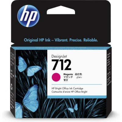 CARTUCHO GRAN FORMATO TINTA HP 712 MAGENTA 3ED68A