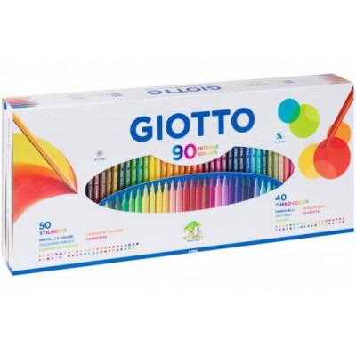 GIOTTO STILNOVO CAJA 50 LAPICEROS 40 ROTULADORES SACAPUNTAS GIOTTO F257500