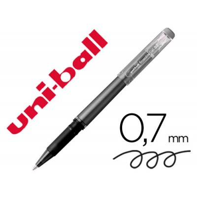 ROLLER GEL BORRABLE UF 222 07 MM NEGRO UNI BALL 233759000