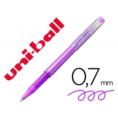 ROLLER GEL BORRABLE UF 222 07 MM VIOLETA UNI BALL 233809000