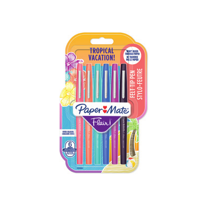 FLAIR M TROPICAL VACATION BL6 PAPER MATE 2028906