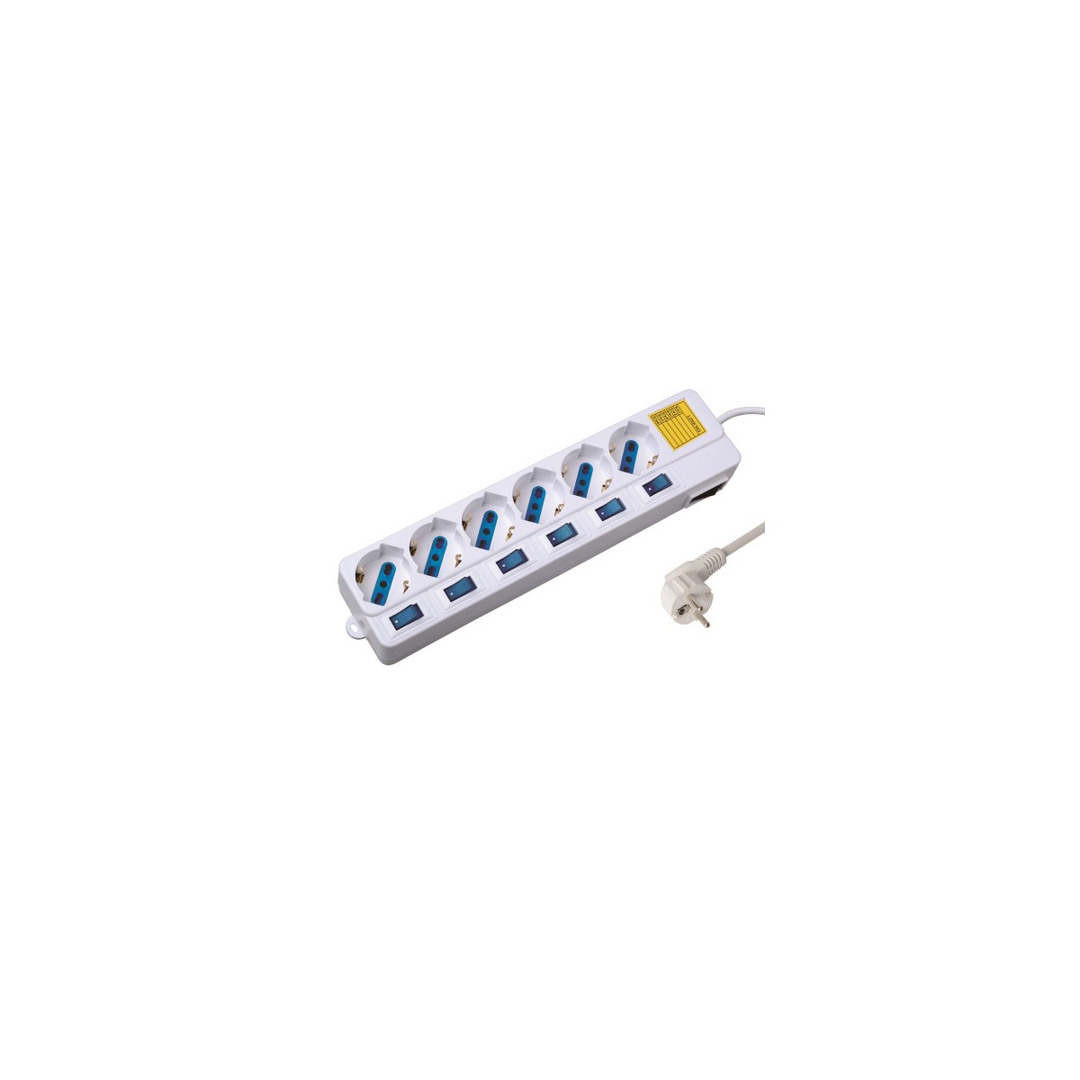 Ewent EW3932 limitador de tension Blanco 6 salidas AC 15 m