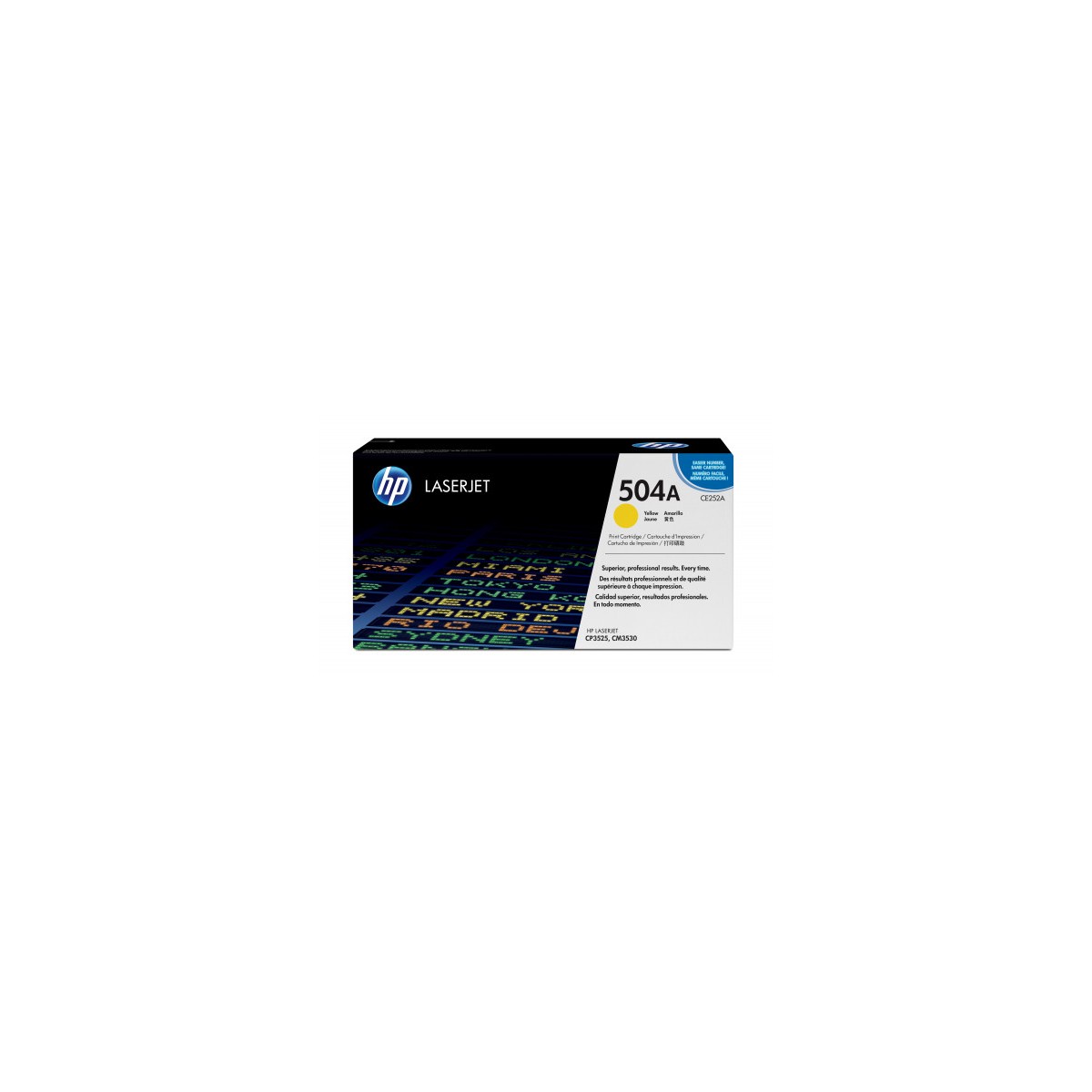 HP 504A TONER HP504A AMARILLO CE252A