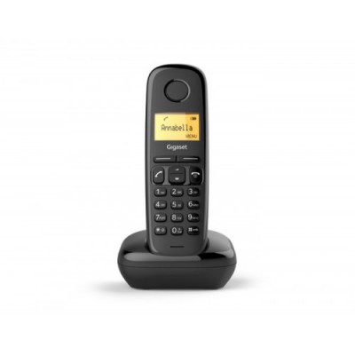 Gigaset A170 Duo Telefono DECT analogico Negro Identificador de llamadas