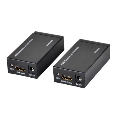 Ewent EW3715 extensor audio video Transmisor y receptor de senales AV Negro