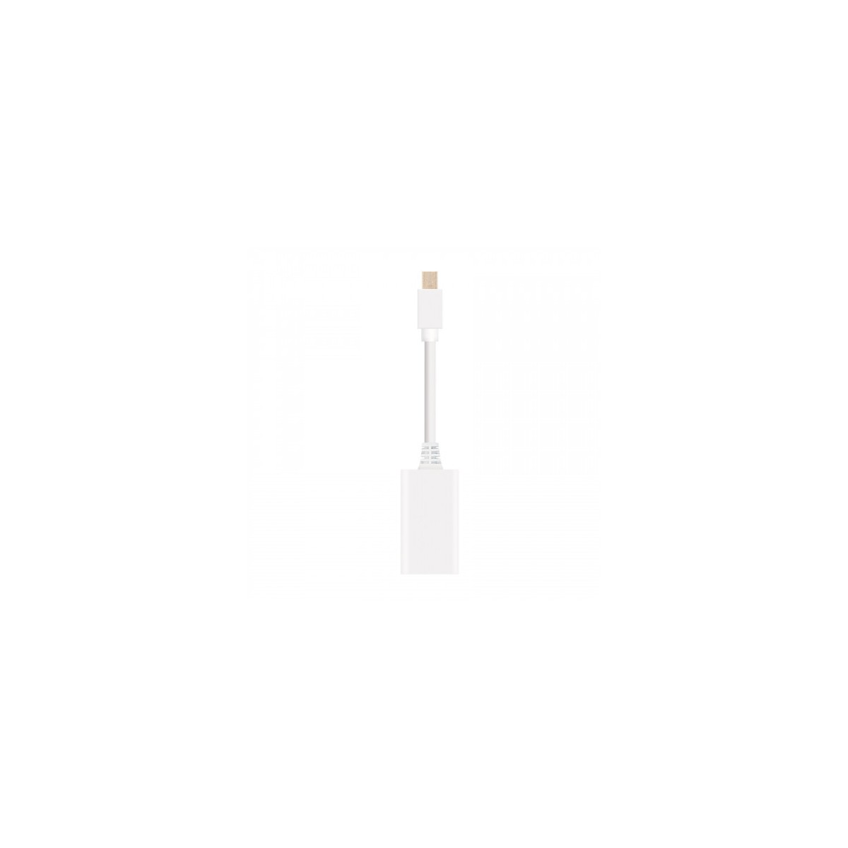 Nanocable CONVERSOR MINI DP A HDMI MINI DP M HDMI H BLANCO 15 CM