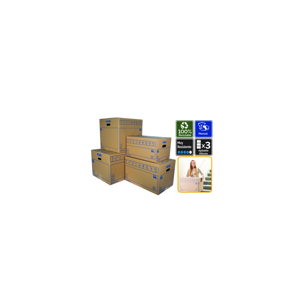 Fellowes 6207401 empaque Caja de carton para envios Marron 1 piezas