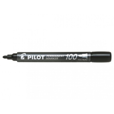 MARCADOR PERMANENTE PUNTA CONICA SCA 100 NEGRO PILOT SCA 100 B