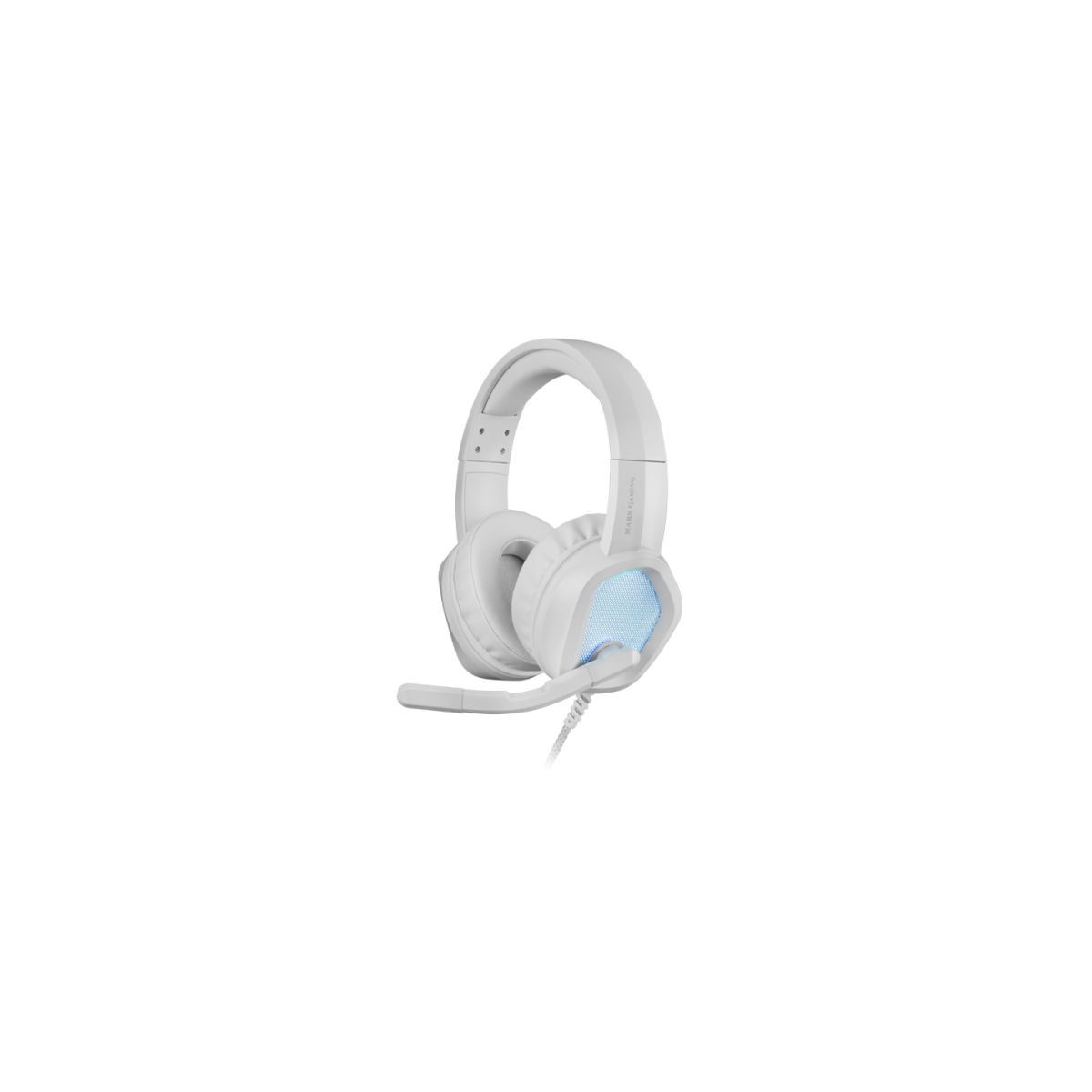 Mars Gaming MH320 Auriculares Alambrico Diadema Juego USB tipo A Blanco