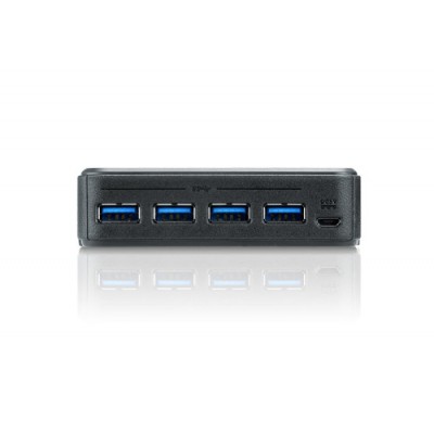 ATEN Switch de perifericos USB 32 Gen1 de 4 x 4 puertos