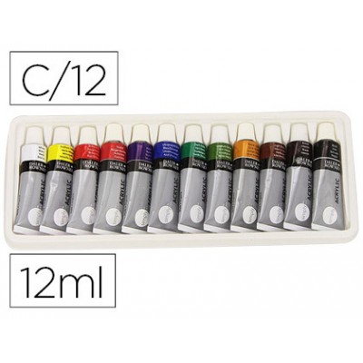 SET PINTURA ACRiLICA 12X 12ML SIMPLY DALER ROWNEY D126500012