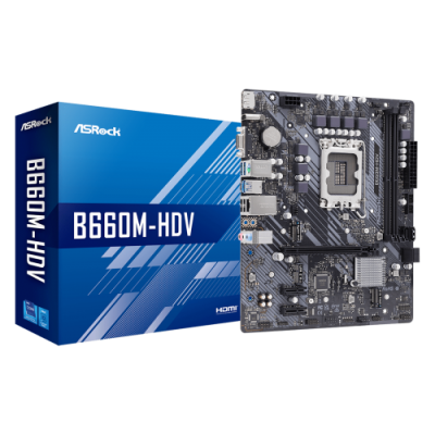 Asrock B660M HDV Intel B660 LGA 1700 micro ATX