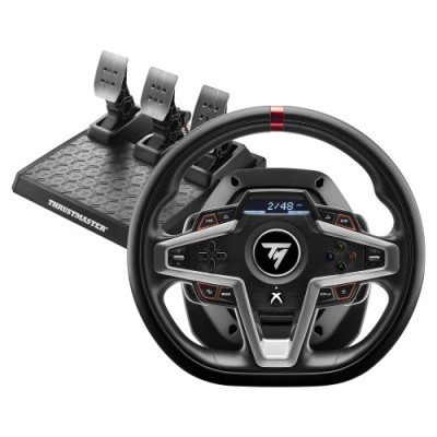 Thrustmaster 4460182 mando y volante Negro USB Volante Pedales Analogico Digital PC Xbox One Xbox One S Xbox One X Xbox Series 