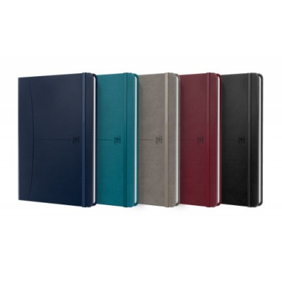 CUADERNO SIGNATURE A5 TAPA EXTRADURA 80H RAYADO HORIZONTAL COLORES SURTIDOS CLASICOS OXFORD 400163610