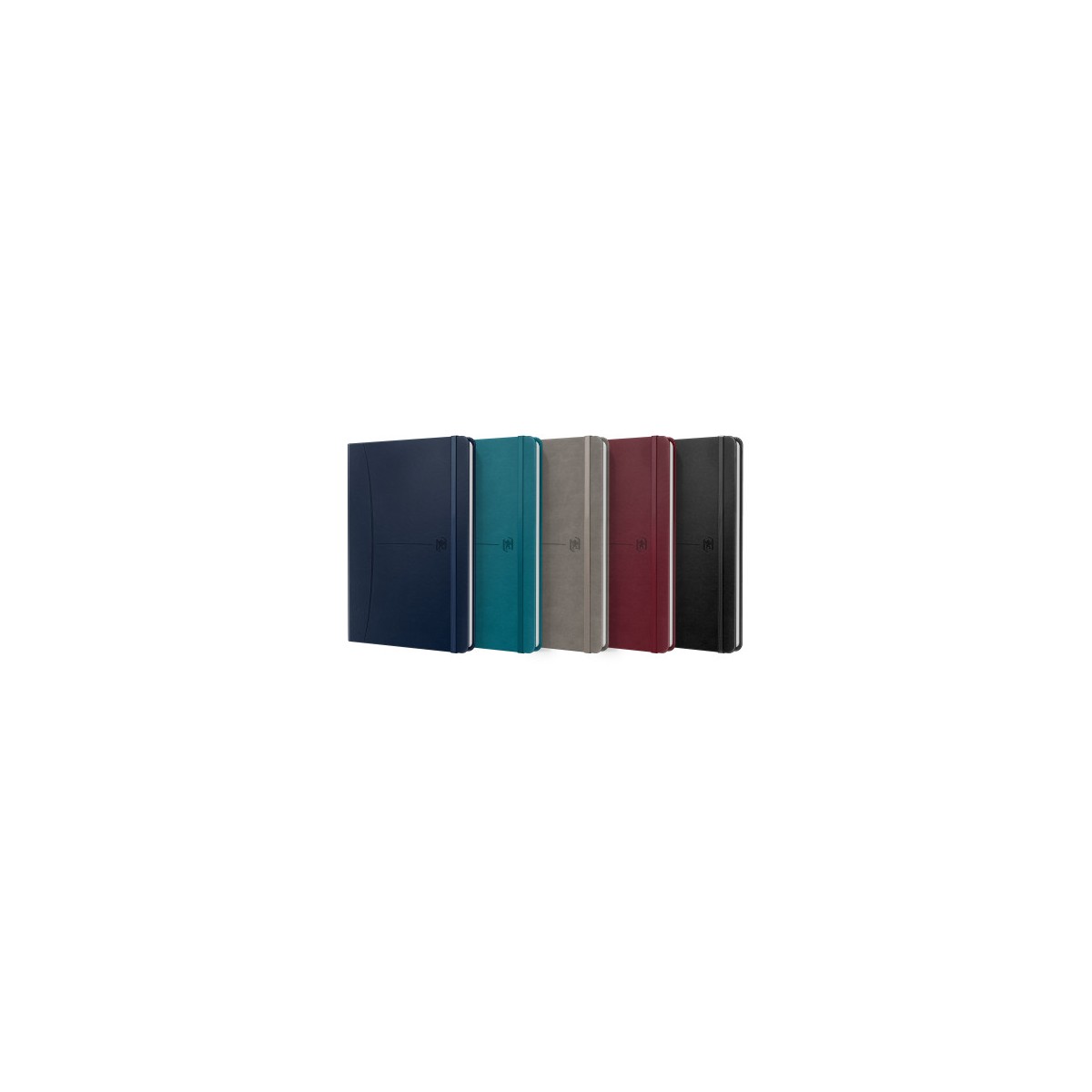 CUADERNO SIGNATURE A5 TAPA EXTRADURA 80H RAYADO HORIZONTAL COLORES SURTIDOS CLASICOS OXFORD 400163610