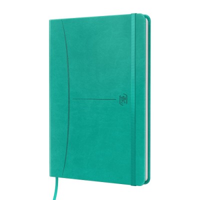 CUADERNO SIGNATURE A5 TAPA EXTRADURA 104H RAYADO DOTS 5X5 COLOR ICE MINT OXFORD 400154948