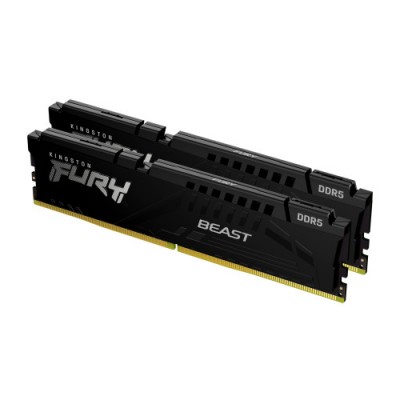 MEMORIA KINGSTON FURY BEAST BLACK DDR5 32GB KIT2 5200MT S CL36 KF552C36BBEK2 32