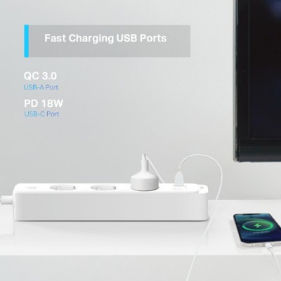 TP LINK SMART WI FI POWER STRIP 3 OUTLETS HOMEKIT