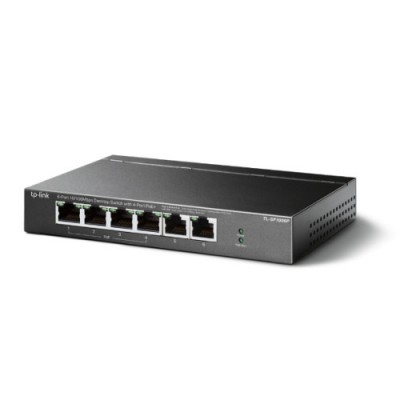 TP Link TL SF1006P switch No administrado Fast Ethernet 10 100 Energia sobre Ethernet PoE Negro