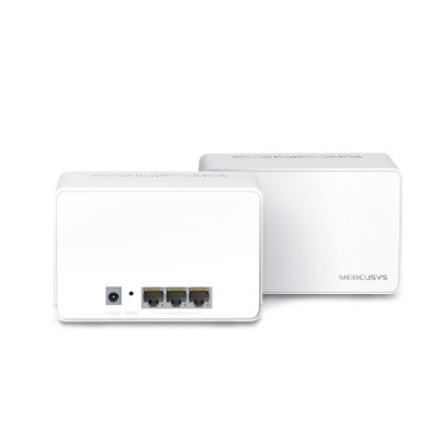 Mercusys Halo H80X2 pack Doble banda 24 GHz 5 GHz Wi Fi 6 80211ax Blanco 3 Interno