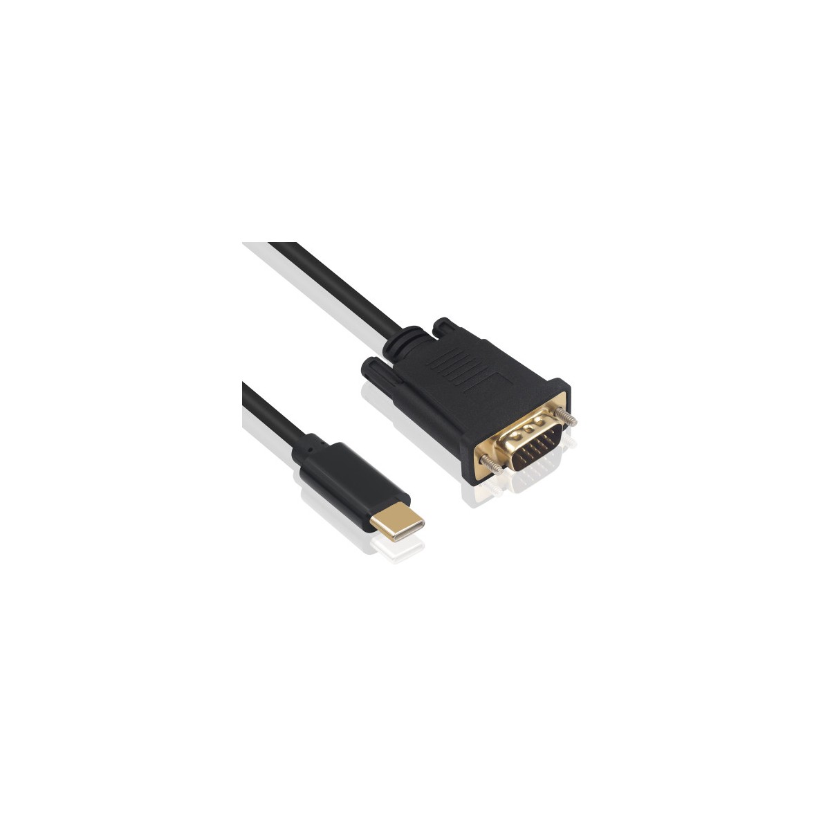 Ewent EC1052 adaptador de cable de video 18 m USB Tipo C VGA D Sub