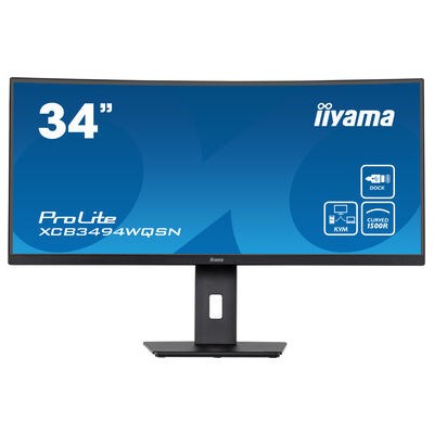 iiyama ProLite XCB3494WQSN B5 LED display 864 cm 34 3440 x 1440 Pixeles UltraWide Quad HD Negro