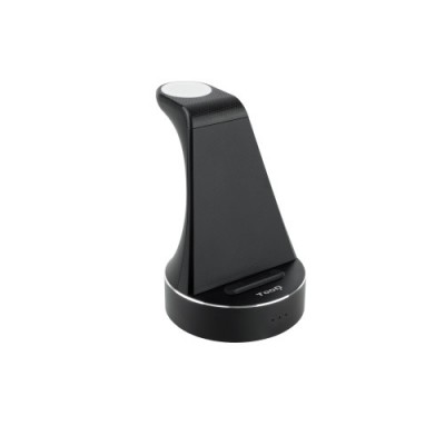 TooQ Base de Carga Inalambrica para Apple Watch y iPhone Smartphone Negro