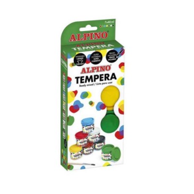 ESTUCHE TEMPERA 7 X 40ML ALPINO DM020921