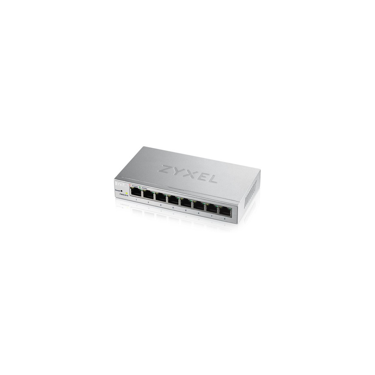 Zyxel GS1200 8 Gestionado Gigabit Ethernet 10 100 1000 Plata