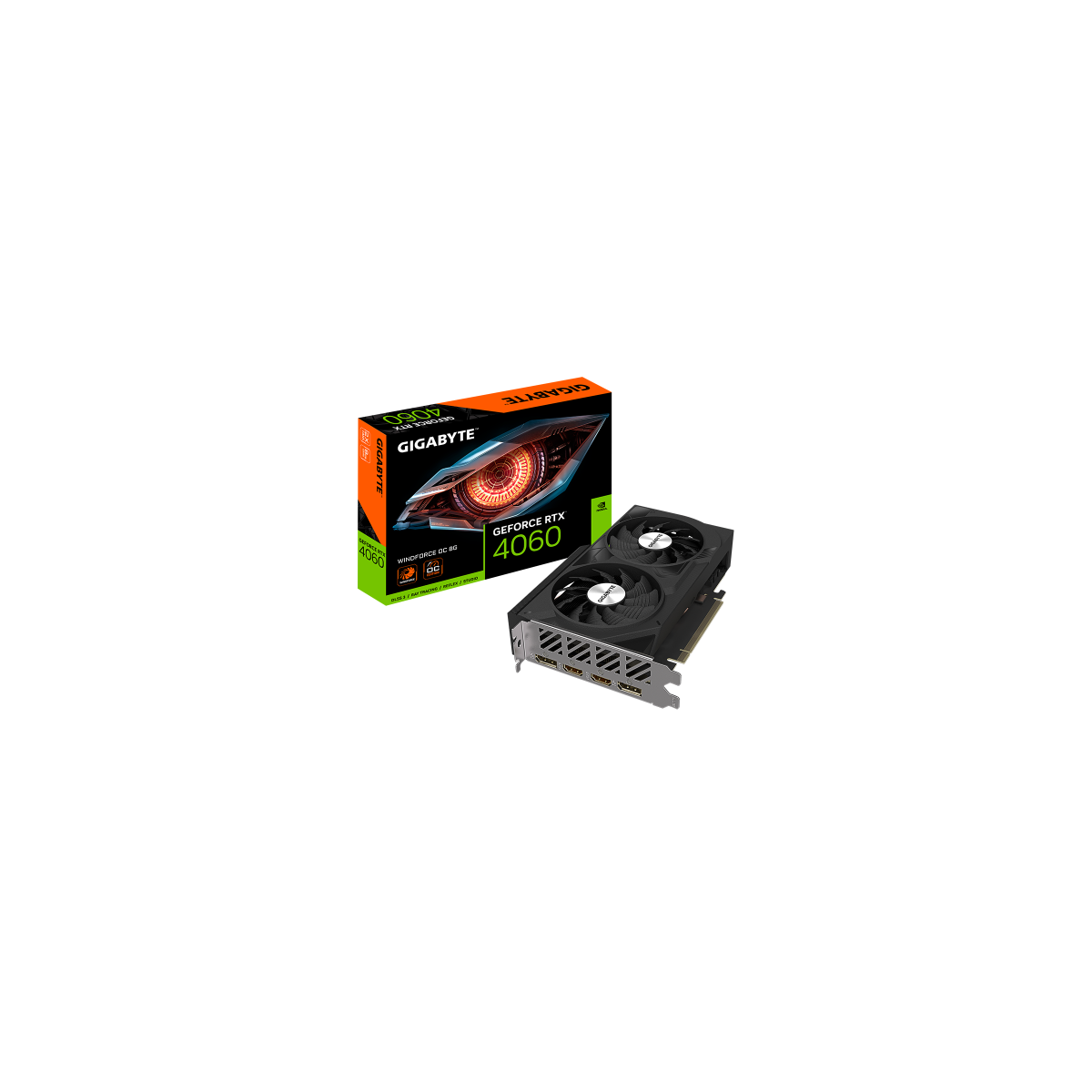 Gigabyte GeForce RTX 4060 WINDFORCE OC 8G NVIDIA 8 GB GDDR6